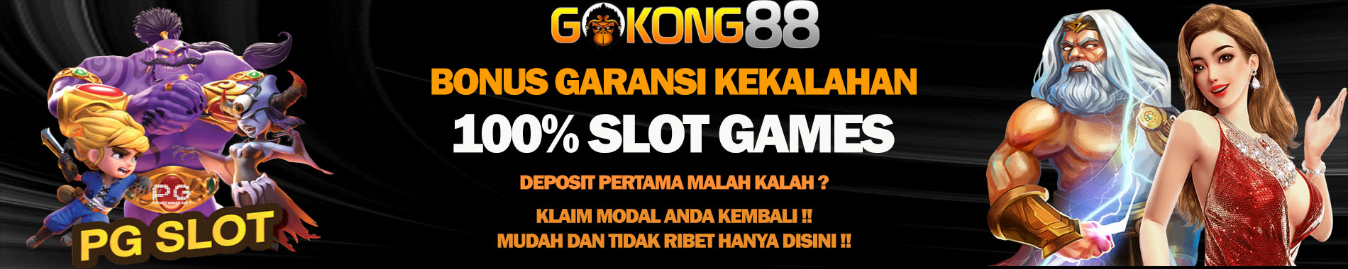 GARANSI KEKALAHAN 100% SLOT